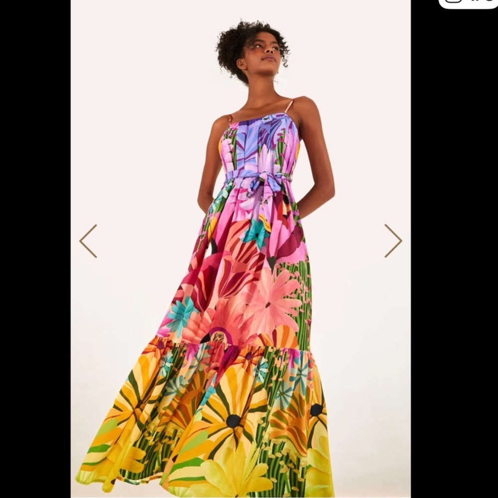 FARM Rio Tropical Floral Maxi Dress - Picture 2 of 3